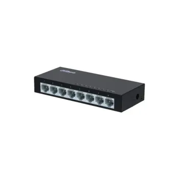 Switch Dahua PFS3008-8ET-V2 - Fast Ethernet - 8 Puertos - No Gestionado - DH-PFS3008-8ET-V2