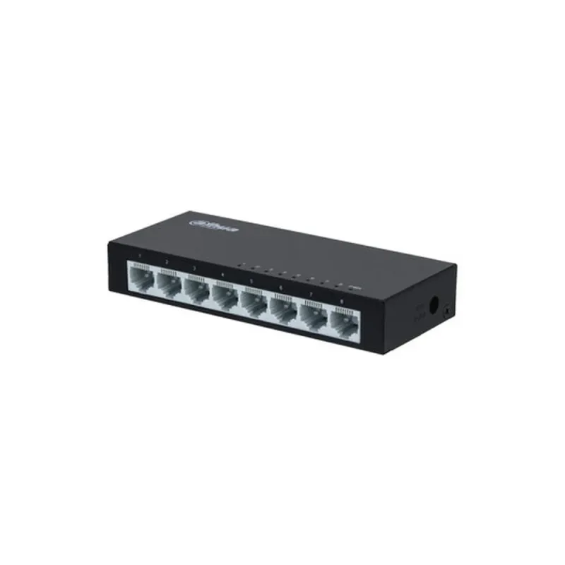 Switch Dahua PFS3008-8ET-V2 - Fast Ethernet - 8 Puertos - No Gestionado - DH-PFS3008-8ET-V2