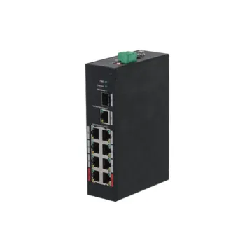 Switch DAHUA PFS3110-8ET-96 - 8 Puertos - Fast Ethernet - 1 SFP - No Administrado - DH-PFS3110-8ET-96