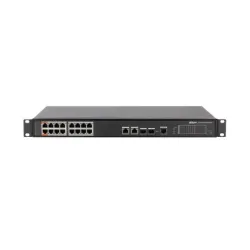 Switch Dahua PFS4218-16ET-190 - Fast Ethernet- 16 Puertos PoE++ - 2 Uplink - 2 SFP - Gestionado - DH-PFS4218-16ET-190