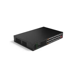 Switch Dahua SF1018LP - Fast Ethernet - 16 Puertos PoE+ - 2 Uplink - No Gestionado - DH-SF1018LP Switch Dahua SF1018LP - Fast Ethernet - 16 Puertos PoE+ - 2 Uplink - No Gestionado - DH-SF1018LP