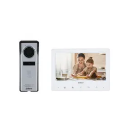 Kit de videovigilancia Dahua KTA02 - 1.3Mp - Monitor 7" - Touch - Alámbrico - Blanco - DHI-KTA02 Kit de videovigilancia Dahua KTA02 - 1.3Mp - Monitor 7" - Touch - Alámbrico - Blanco - DHI-KTA02