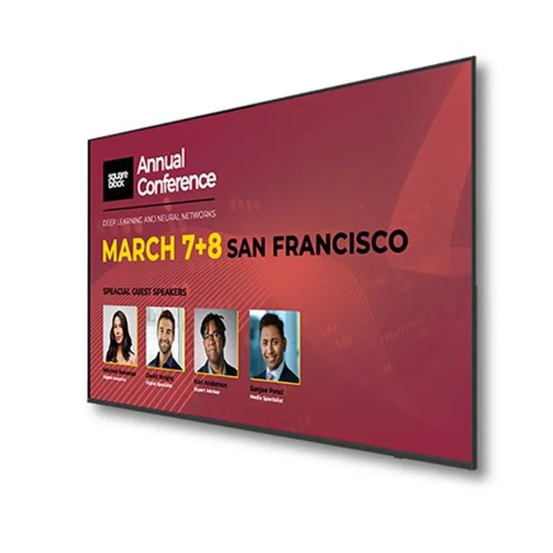 Monitor Profesional Sharp 4P-B86EJ2U - 86" - 4K UHD - HDMI - USB - 16/7 - 4P-B86EJ2U