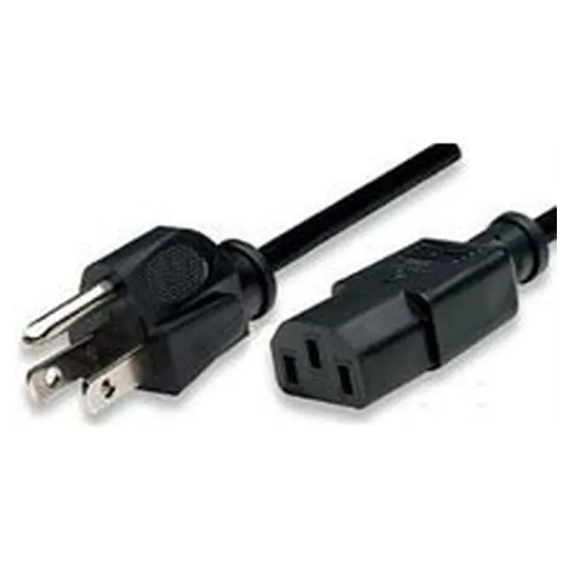 Cable Corriente de CPU BRobotix 000140 - Macho/hembra - 1,8 M - Negro - 000140