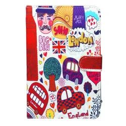 Funda BRobotix 001635L - 7" - para Tablet - Teclado - Diseño London - 001635L Funda BRobotix 001635L - 7" - para Tablet - Teclado - Diseño London - 001635L