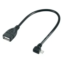 Adaptador USB BRobotix 097242 V2.0 - OTG - Micro B a USB A - 90º - 097242