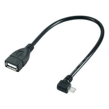 Adaptador USB BRobotix 097242 V2.0 - OTG - Micro B a USB A - 90º - 097242