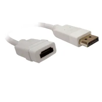 Adaptador Brobotix Displayport a HDMI - 1080p - Blanco - 104540