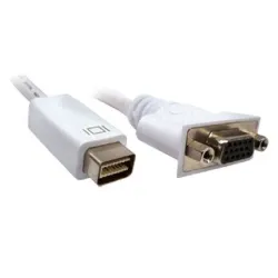 Adaptador BRobotix 104582 - Mini DVI a VGA - Macho/Hembra - 104582 Adaptador BRobotix 104582 - Mini DVI a VGA - Macho/Hembra - 104582