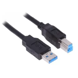 Cable USB BRobotix 360806 - USB-A a USB-B - V3.0 - 1.8 mts - 360806 Cable USB BRobotix 360806 - USB-A a USB-B - V3.0 - 1.8 mts - 360806