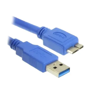 Cable USB BRobotix V3.0 USB A Micro-USB B 364126 - 1,8M - Macho - Azul - 364126