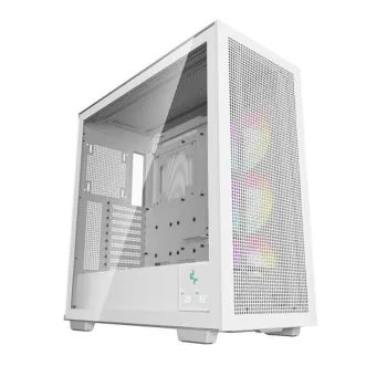 Gabinete Gamer Deepcool R-Morpheus - Torre - ATX/E-ATX - 3 Ventiladores - Panel Lateral - Blanco - R-MORPHEUS-WH