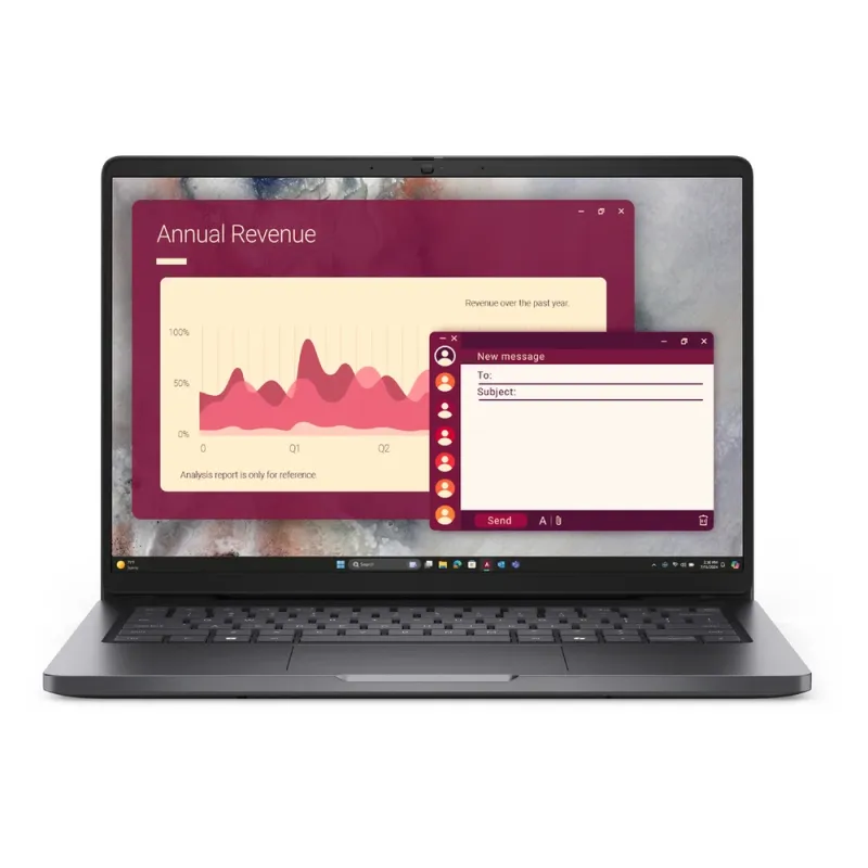 Laptop Dell Pro PC14250 - 14 - Intel Core 7 150U - 16GB - 512GB SSD - Windows 11 Pro - 5GT80