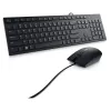 Kit Teclado y Mouse Dell KM300C - Alámbrico - USB - Español - Negro - 580-AKKW