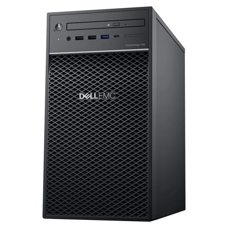 Servidor Dell PowerEdge T40 - Intel Xeon E-2224G - 8GB - 1TB - Sin Sistema Operativo - T40Q1FY24_SPMX