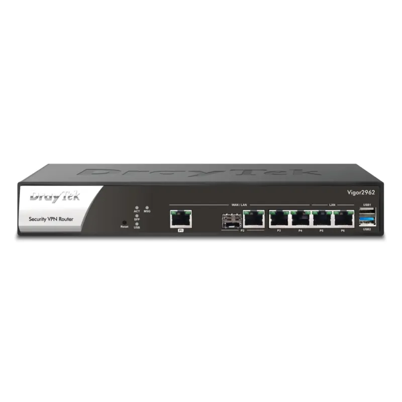 Router DrayTek Vigor 2962 - 4x RJ-45 - Túnel VPN - VIGOR2962