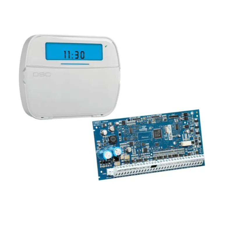 Kit de seguridad DSC HS2032CLC2SPA - Panel de alarma HS2032 - Teclado HS2ICN - HS2032CLC2SPA