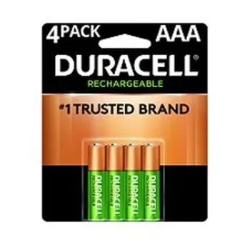 Pila DURACELL - Recargables - AAA - Recargable - 4 Piezas - 41333031187
