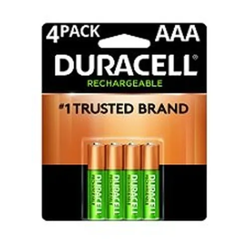Pila DURACELL - Recargables - AAA - Recargable - 4 Piezas - 41333031187