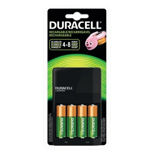 Pila DURACELL 41333031217 - Recargables - AA - 4 Piezas - Con Cargador - 41333031217 Pila DURACELL 41333031217 - Recargables - AA - 4 Piezas - Con Cargador - 41333031217