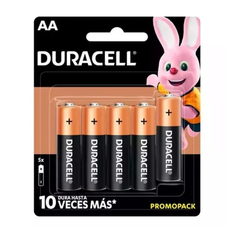 Pilas Duracell 5005772 - AA - Alcalina - 5 Piezas - 5005772