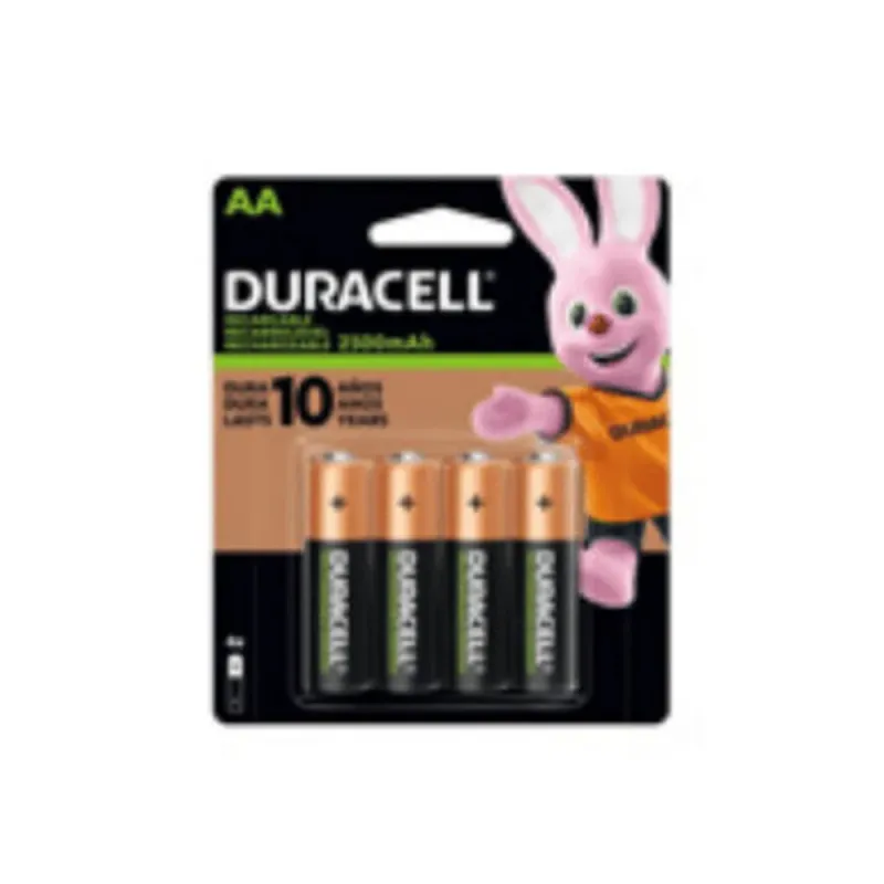 Pila Duracell 5006077 - AA - Níquel-Hidruro metálico - Recargable - 4 Piezas - 5006077