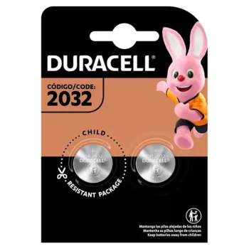 Pila de botón Duracell CR2032 - Litio - 2 Piezas - 5009886