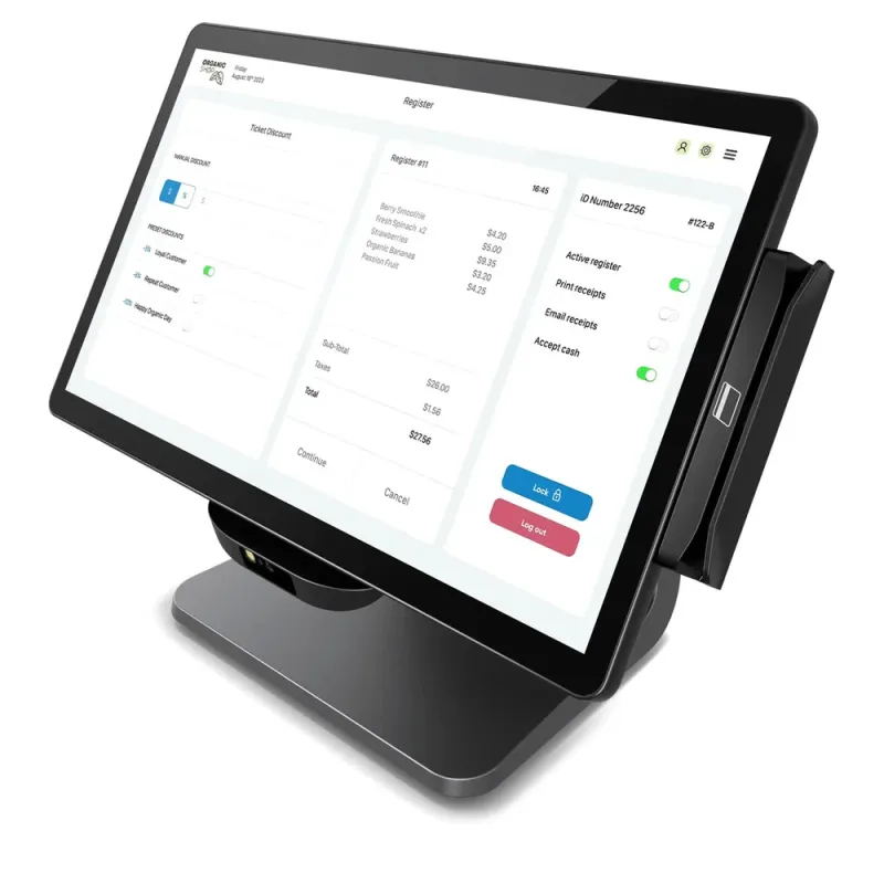 Computadora para Punto de Venta Elo TouchSystem E850312 - 15.6 - Intel Celeron N97 - 8GB - 128GB - Sin Sistema Operativo Instalado - E850312