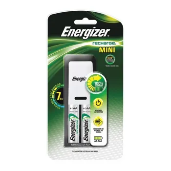 Cargador Energizer CH2PC3 - Hasta 2 Pilas - AA ó AAA - Con 2 Pilas AA - CARENERCH2PC2