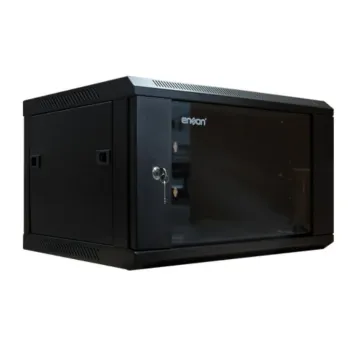 Gabinete Enson - 6U - Puerta con Ventana - Requiere Ensamble - ENS-RKGB6UD
