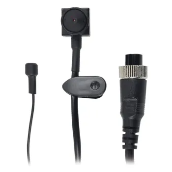 Cámara Pinhole Epcom - 2MP - Lente 3.7mm - Conector Tipo Aviación - Micrófono - Interior - XMRPINHOLEAHDV2