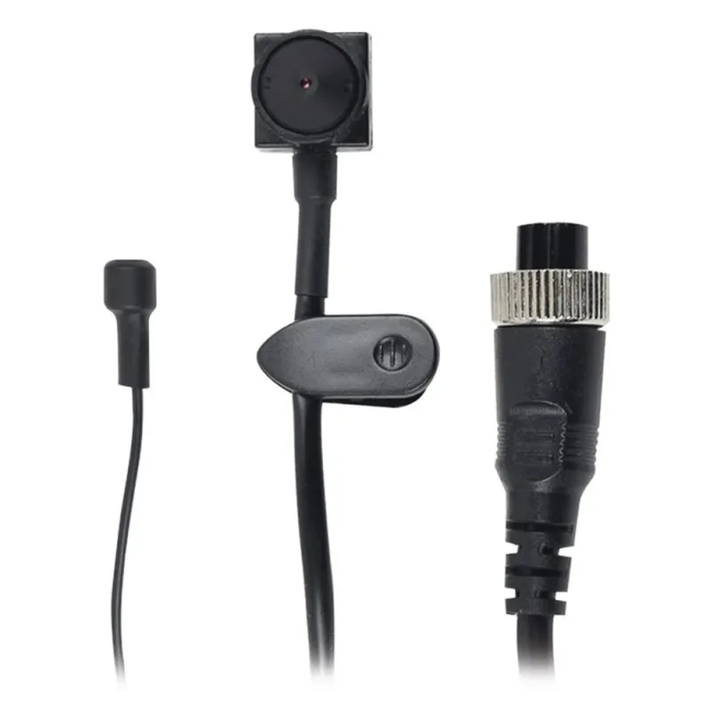 Cámara Pinhole Epcom - 2MP - Lente 3.7mm - Conector Tipo Aviación - Micrófono - Interior - XMRPINHOLEAHDV2