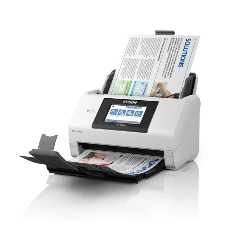 Escáner Epson DS-790WN - 45ppm - Wi-Fi - Ethernet - USB - Dúplex - Blanco - B11B265201