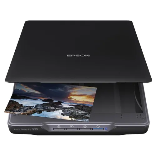 Escáner Epson Perfection V39 II - 4800 ppp Óptico - 48 bits Color - USB - Negro - B11B268201