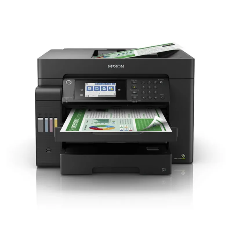 Multifuncional Epson EcoTank L15150 - 25ppm Negro - 12ppm Color - Tinta Continua - USB - RJ-45 - Wi-Fi - Duplex - C11CH72301