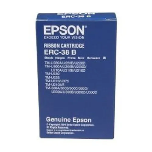 Cinta Epson ERC-38B - Negro - ERC-38B Cinta Epson ERC-38B - Negro - ERC-38B