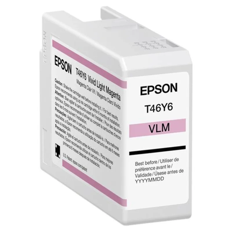 Tinta Epson T46Y - Magenta Claro - 50ML - T46Y600