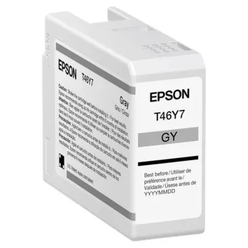Tinta Epson T46Y - Gris - 50ML - T46Y700