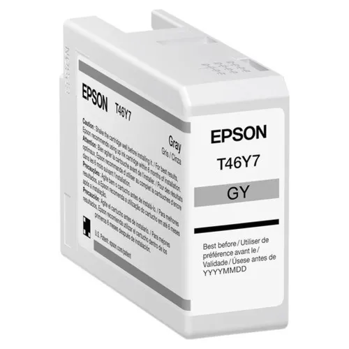 Tinta Epson T46Y - Gris - 50ML - T46Y700 Tinta Epson T46Y - Gris - 50ML - T46Y700