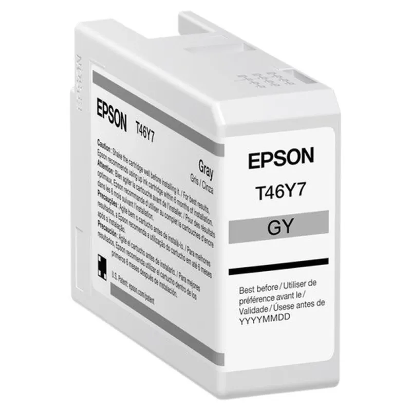 Tinta Epson T46Y - Gris - 50ML - T46Y700