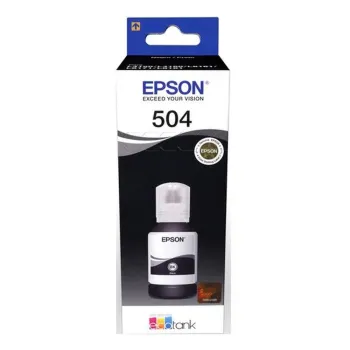 Botella de Tinta Epson 504 - Negro - 2 Piezas - T504120-2P