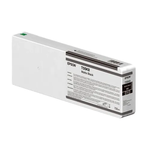 Tinta Epson UltraChrome HDX/HD - Negro Mate - 700ml - T55K800