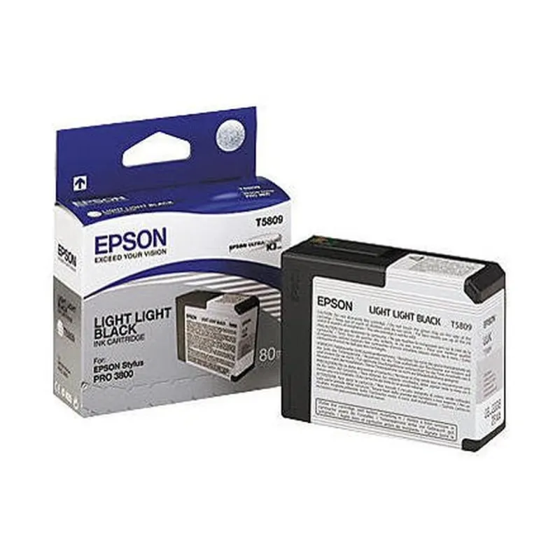 Tinta Epson T580900 - Negro Claro - 80 ml - T580900