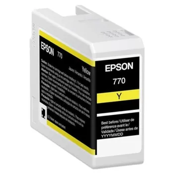 Tinta Epson UltraChrome PRO10 T770 - Amarillo - 25ml - T770420