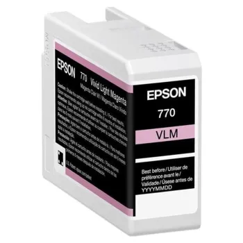 Tinta Epson UltraChrome PRO10 T770 - Magenta Claro - 25ml - T770620
