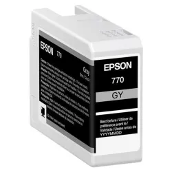 Tinta Epson UltraChrome PRO10 T770 - Gris - 25ml - T770720