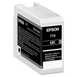 Tinta Epson UltraChrome PRO10 T770 - Negro Mate - 25ml - T770820