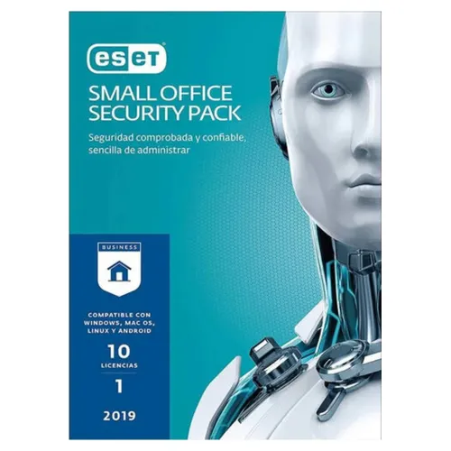 Antivirus ESET Small Office Security Pack - 10 Usuarios - 1 Servidor - 1 Año - TMESET-225