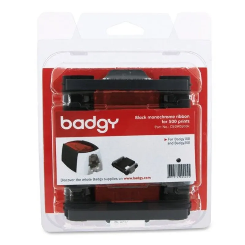 Cinta Badgy CBGR0500K - 500 páginas - Negro - CBGR0500K