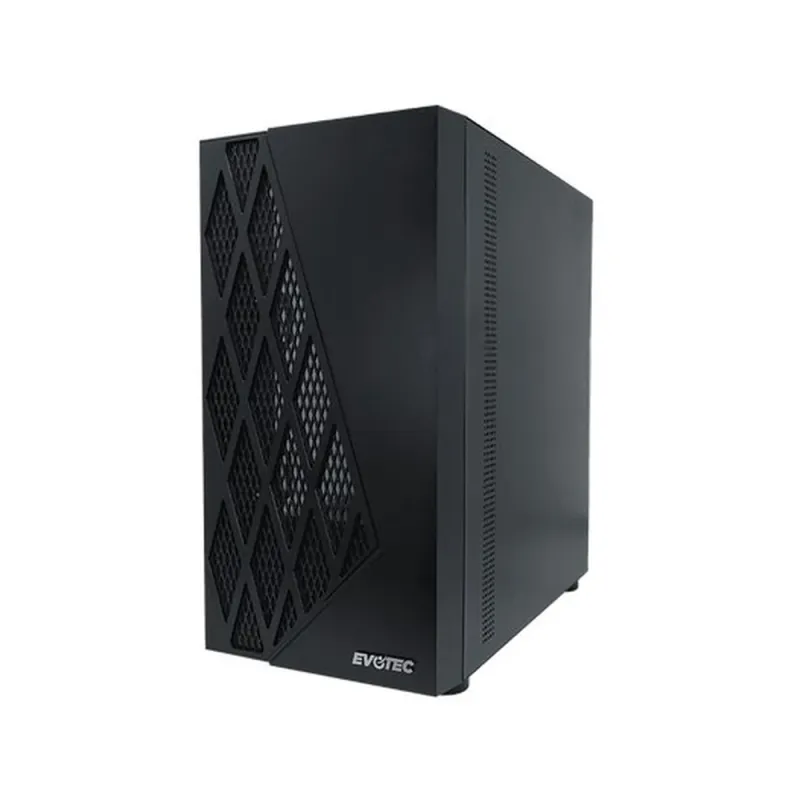 Gabinete Gamer Evotec EV-1018 - Mini Torre - Micro ATX/Mini ITX - Panel Lateral - EV-1018